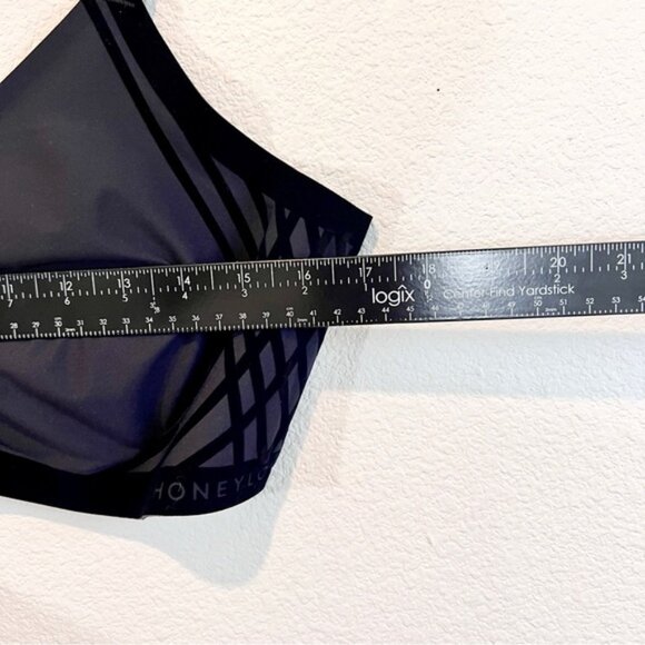 Honeylove Silhouette Bra Black Size 1X Wireless Lift Support Everyday Comfort - Picture 6 of 11